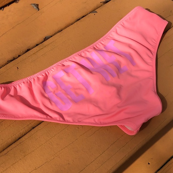 wet bikini bottom